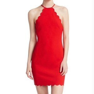 LIKELY Everly Scalloped Mini Dress